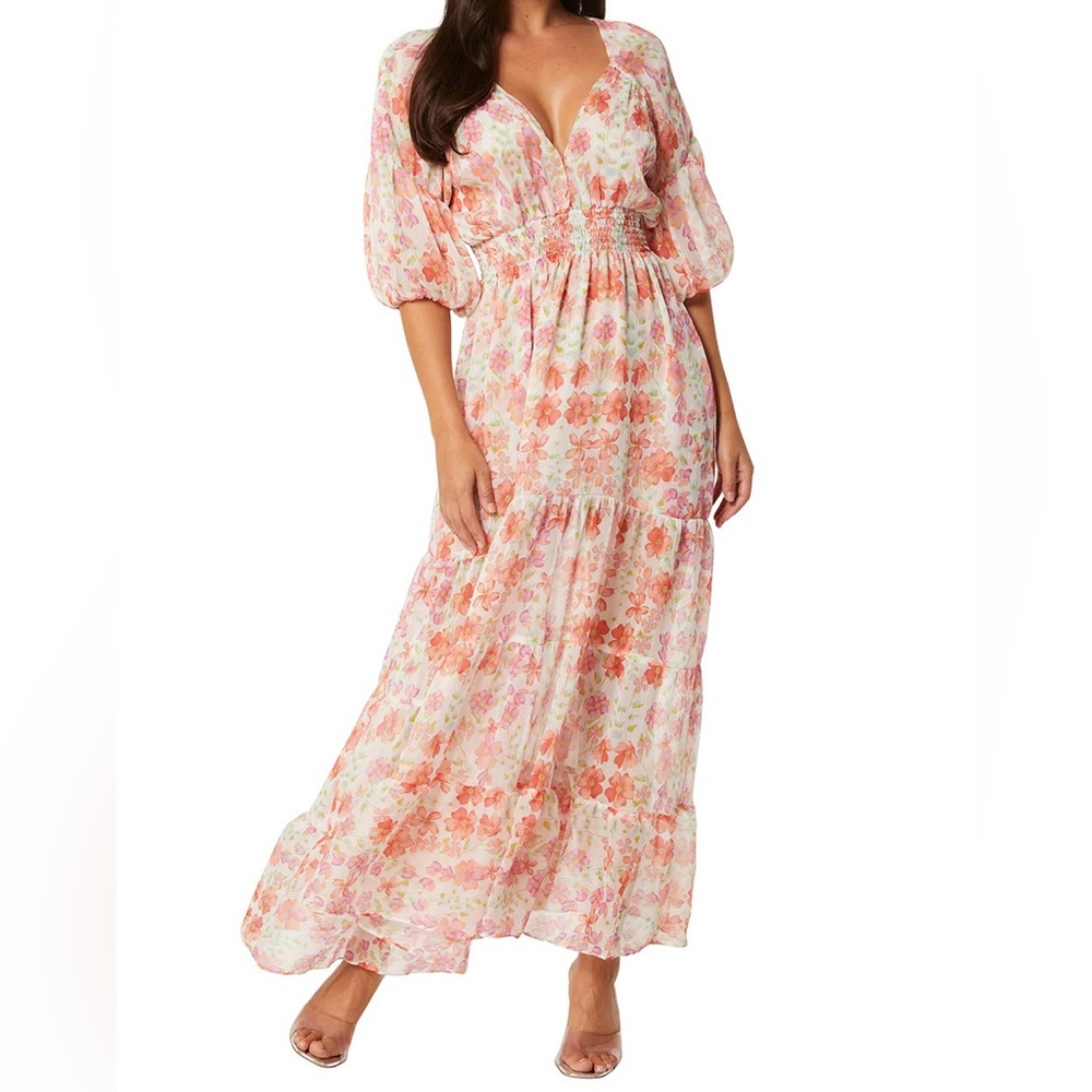 NWT_ MISA Los Angeles Pippa Dress in Cora Flora size S